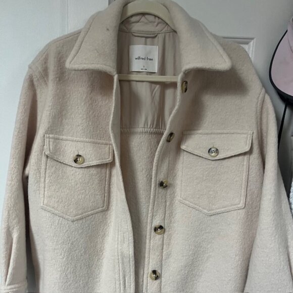 Aritzia Wilfred Free The Ganna Shirt Jacket, Size S - Picture 2 of 3